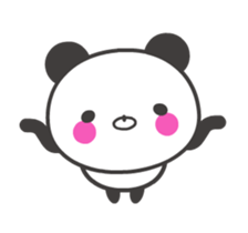 Onomatopoetic word panda - Animated! 1 sticker #11815399