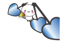 Onomatopoetic word panda - Animated! 1 sticker #11815403