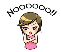 Nan : The naughty girl sticker #11815886