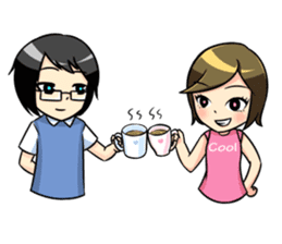 Nan : The naughty girl sticker #11815896