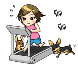 Nan : The naughty girl sticker #11815905