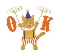 TOKOTOKO CIRCUS -Cute Cat's Circus- sticker #11816118