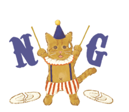TOKOTOKO CIRCUS -Cute Cat's Circus- sticker #11816119