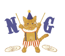 TOKOTOKO CIRCUS -Cute Cat's Circus- sticker #11816119