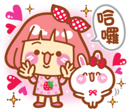 Lin Lin Chan & Machi Rabbit sticker #11816190
