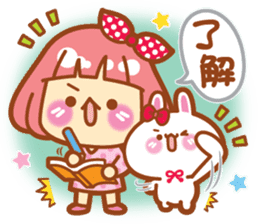 Lin Lin Chan & Machi Rabbit sticker #11816192