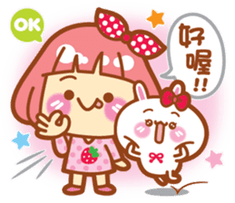 Lin Lin Chan & Machi Rabbit sticker #11816194