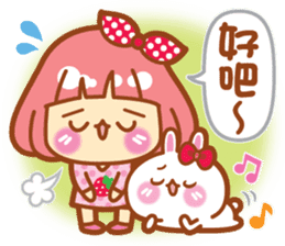 Lin Lin Chan & Machi Rabbit sticker #11816195