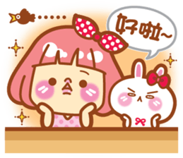 Lin Lin Chan & Machi Rabbit sticker #11816196