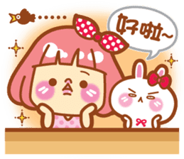 Lin Lin Chan & Machi Rabbit sticker #11816196