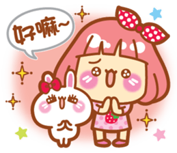 Lin Lin Chan & Machi Rabbit sticker #11816197