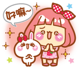 Lin Lin Chan & Machi Rabbit sticker #11816197