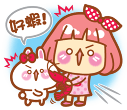 Lin Lin Chan & Machi Rabbit sticker #11816203