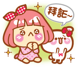Lin Lin Chan & Machi Rabbit sticker #11816207