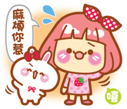 Lin Lin Chan & Machi Rabbit sticker #11816208