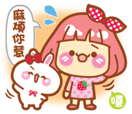 Lin Lin Chan & Machi Rabbit sticker #11816208