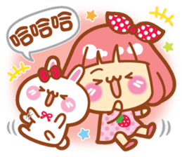 Lin Lin Chan & Machi Rabbit sticker #11816210