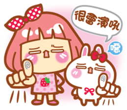 Lin Lin Chan & Machi Rabbit sticker #11816214
