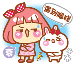Lin Lin Chan & Machi Rabbit sticker #11816216