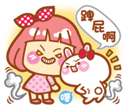Lin Lin Chan & Machi Rabbit sticker #11816219
