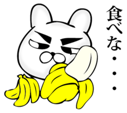 Manly rabbit Slightly sticker #11816307