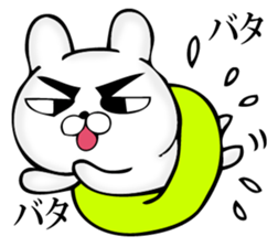 Manly rabbit Slightly sticker #11816310