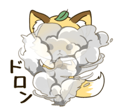 Mr. Komaru of a fox sticker #11816819