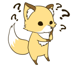 Mr. Komaru of a fox sticker #11816841