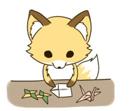 Mr. Komaru of a fox sticker #11816842
