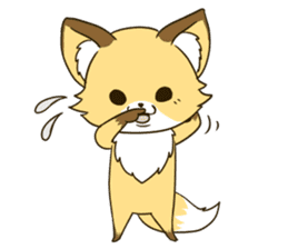 Mr. Komaru of a fox sticker #11816851