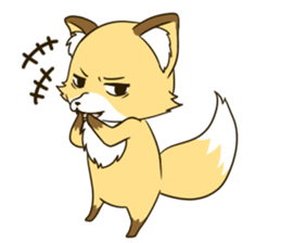 Mr. Komaru of a fox sticker #11816852