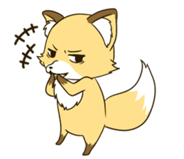 Mr. Komaru of a fox sticker #11816852