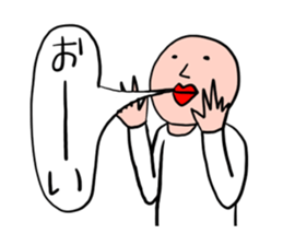 Men of a straight face sticker #11817197