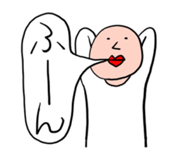 Men of a straight face sticker #11817204