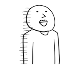 Men of a straight face sticker #11817213