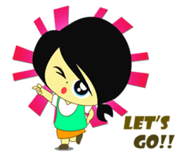 LOVELY LUCKY GIRL sticker #11817315