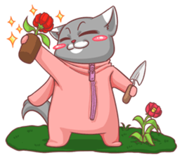 CatRabbit ; Go Green sticker #11817942