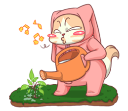 CatRabbit ; Go Green sticker #11817947