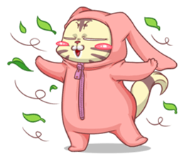 CatRabbit ; Go Green sticker #11817951