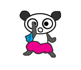 SUPER panda-chan sticker #11818297