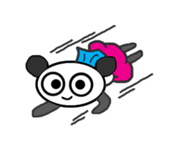 SUPER panda-chan sticker #11818306