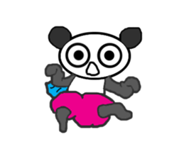 SUPER panda-chan sticker #11818307