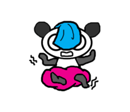 SUPER panda-chan sticker #11818311