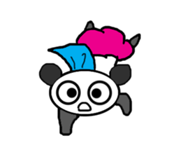 SUPER panda-chan sticker #11818317