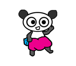 SUPER panda-chan sticker #11818319