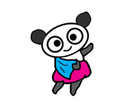 SUPER panda-chan sticker #11818327