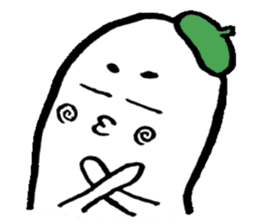 Ghost artist wearing a beret sticker #11819015