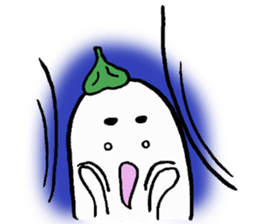 Ghost artist wearing a beret sticker #11819032