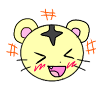 TIGER BIG FACE sticker #11819140