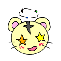 TIGER BIG FACE sticker #11819166